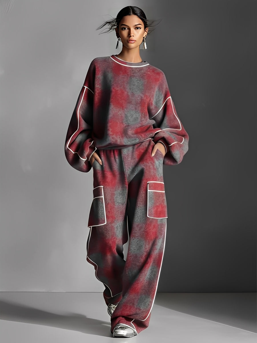 Elena - Graphic Two-Piece Set