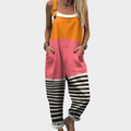 Maisie - Comfortable Printed Dungarees