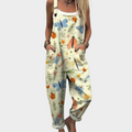 Darcie - Comfortable Printed Dungarees