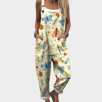 Darcie - Comfortable Printed Dungarees