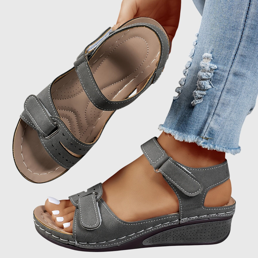 Crystal | Orthopedic Sandals Gray
