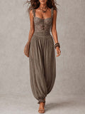 Aurelia - Lace Bandeau and Harem Trouser Set