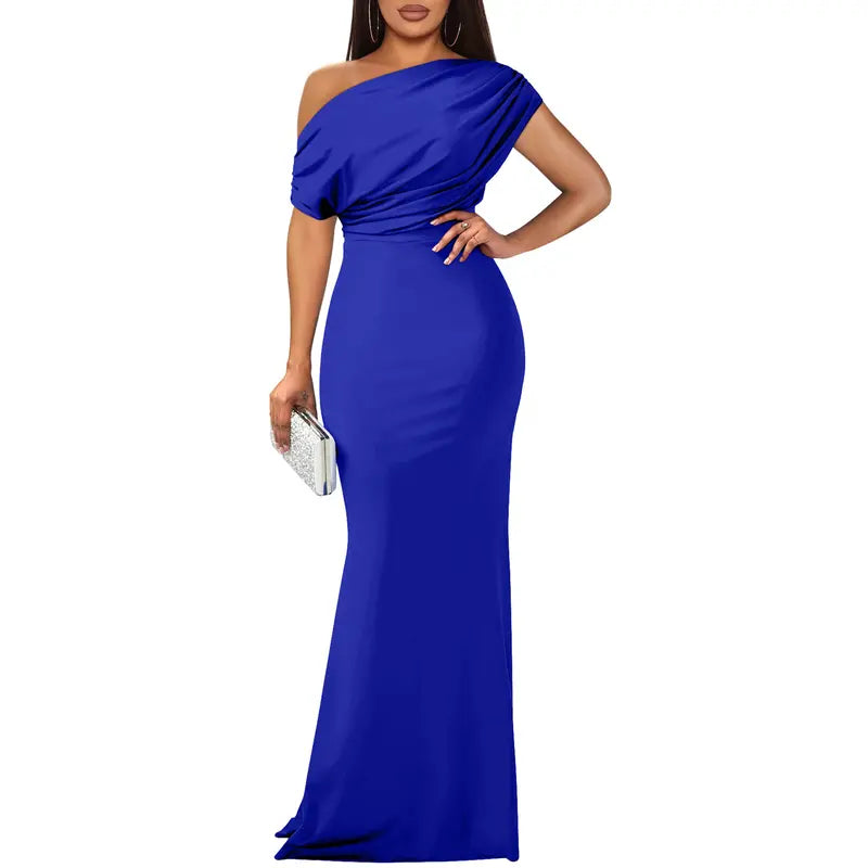 Greer – Off-Shoulder Bodycon Evening Gown