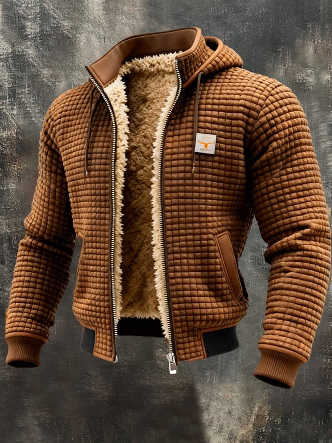Logan - Quilted Polar Fleece Jacket