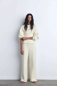 SERENITY | ELEGANT LOUNGEWEAR SET White