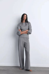 SERENITY | ELEGANT LOUNGEWEAR SET Gray
