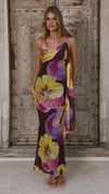 Purple/Yellow Floral