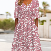 Novara – Elegant Midi Dress with Flattering Fit
