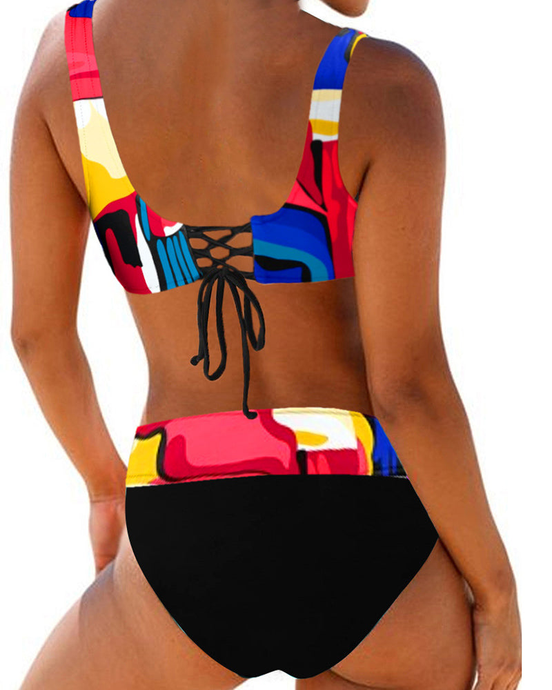 Ysella - Colorful Bikini Set