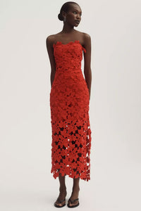Saylor Philomena Cotton Cutwork Maxi Dress