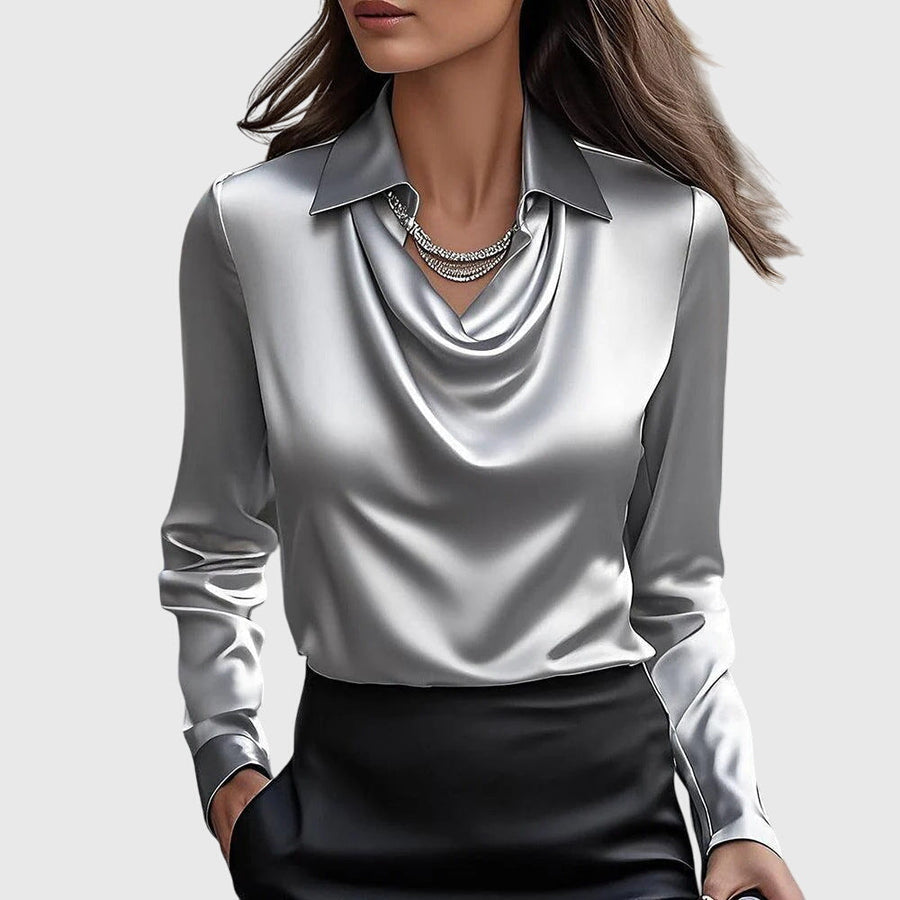 Brooklyn | Elegant Blouse Silver
