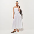 Wave Maxi Dress In Sunny Gauze