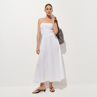 Wave Maxi Dress In Sunny Gauze