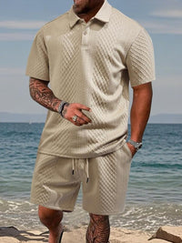 Magnus - Structured Lightweight Summer Polo and Short Set