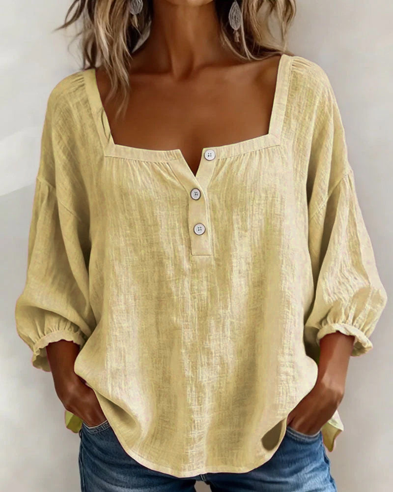 Rue – Lightweight Linen Cotton Blouse
