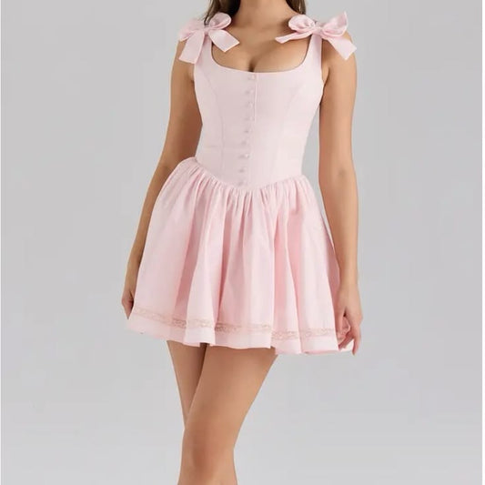 Dress Pink Mini Dress Color: Pink Size: Xs