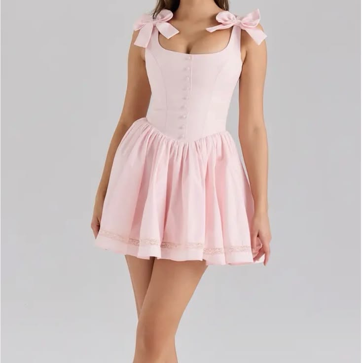 Dress Pink Mini Dress Color: Pink Size: Xs