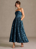 Mila Navy Midi Dress