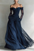 Giselle Ruched Sweetheart Maxi Dress