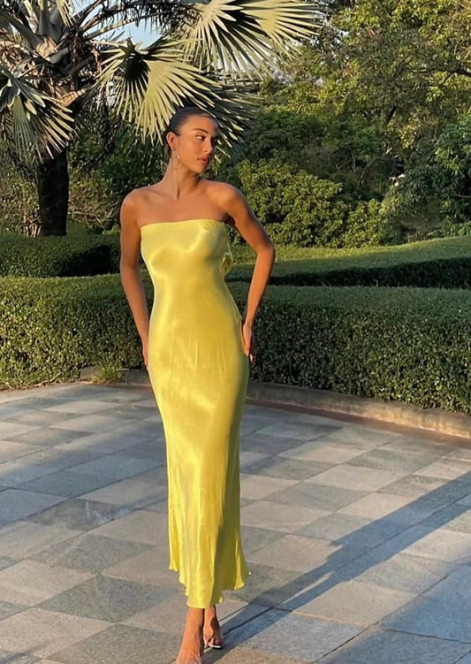Moondance Midi Yellow Dress