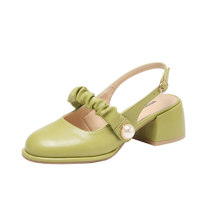 Perla Pearl Detail Sandals