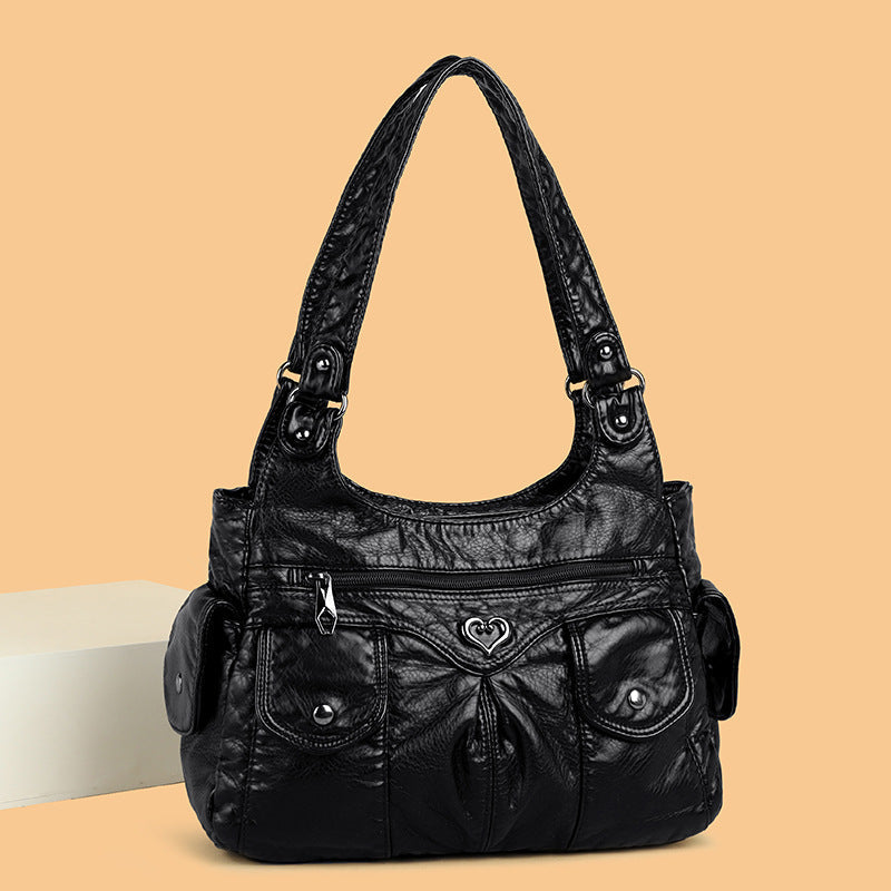 Soft Structured Shoulder Bag