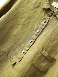 Zinnia - Elegant Linen Summer Blouse