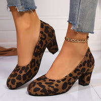 Tazie | Orthopedic Heels Brown Leopard