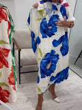 Women's Floral Print Casual Maxi Dress