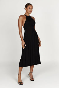 Dalila Halter Neck Midi Dress