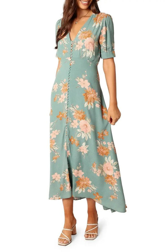 Frampton Floral Short Sleeve Dress (Women)