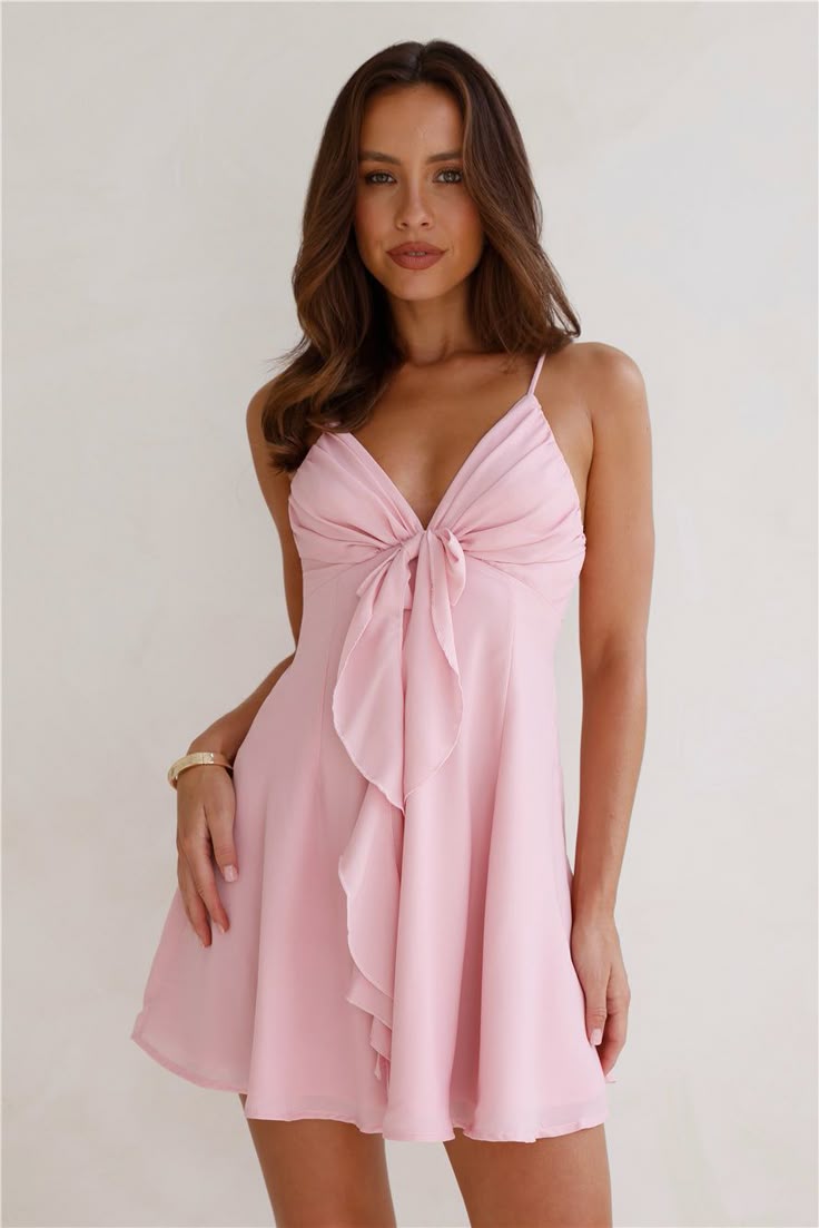 Smile Back At Me Mini Dress XL Pink