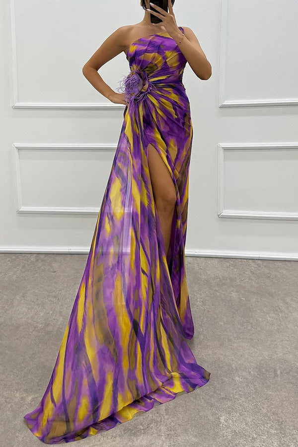 Lily - Vibrant Draped Dress