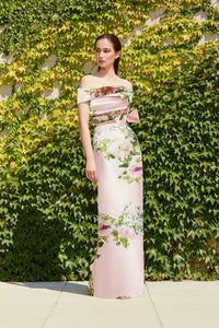 Audrey+Brooks 6431: Off The Shoulder Gown With Side Bow
