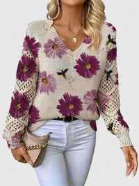 Liza | Elegant Cardigan Purple