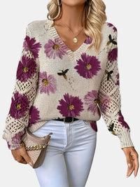 Mykhalynn | Comfortable Sweater Purple