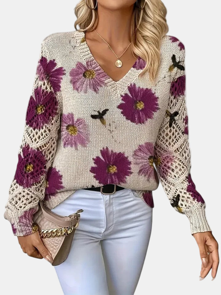 Mykhalynn | Comfortable Sweater Purple