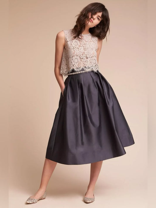 Monique Lhuillier Skirts X Ml Monique Lhuillier Rockport Taffeta Midi