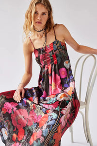 Althea Floral A-Line Maxi Dress