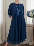 Margaret – Relaxed Cotton Midi Dress
