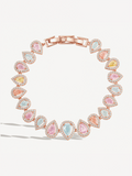 Rainbow Oval diamond bracelet