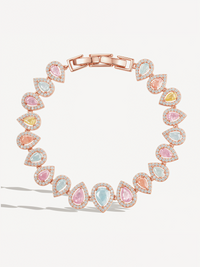 Rainbow Oval diamond bracelet