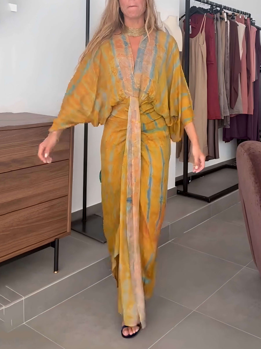 Marnie – Kimono Style Printed Dress