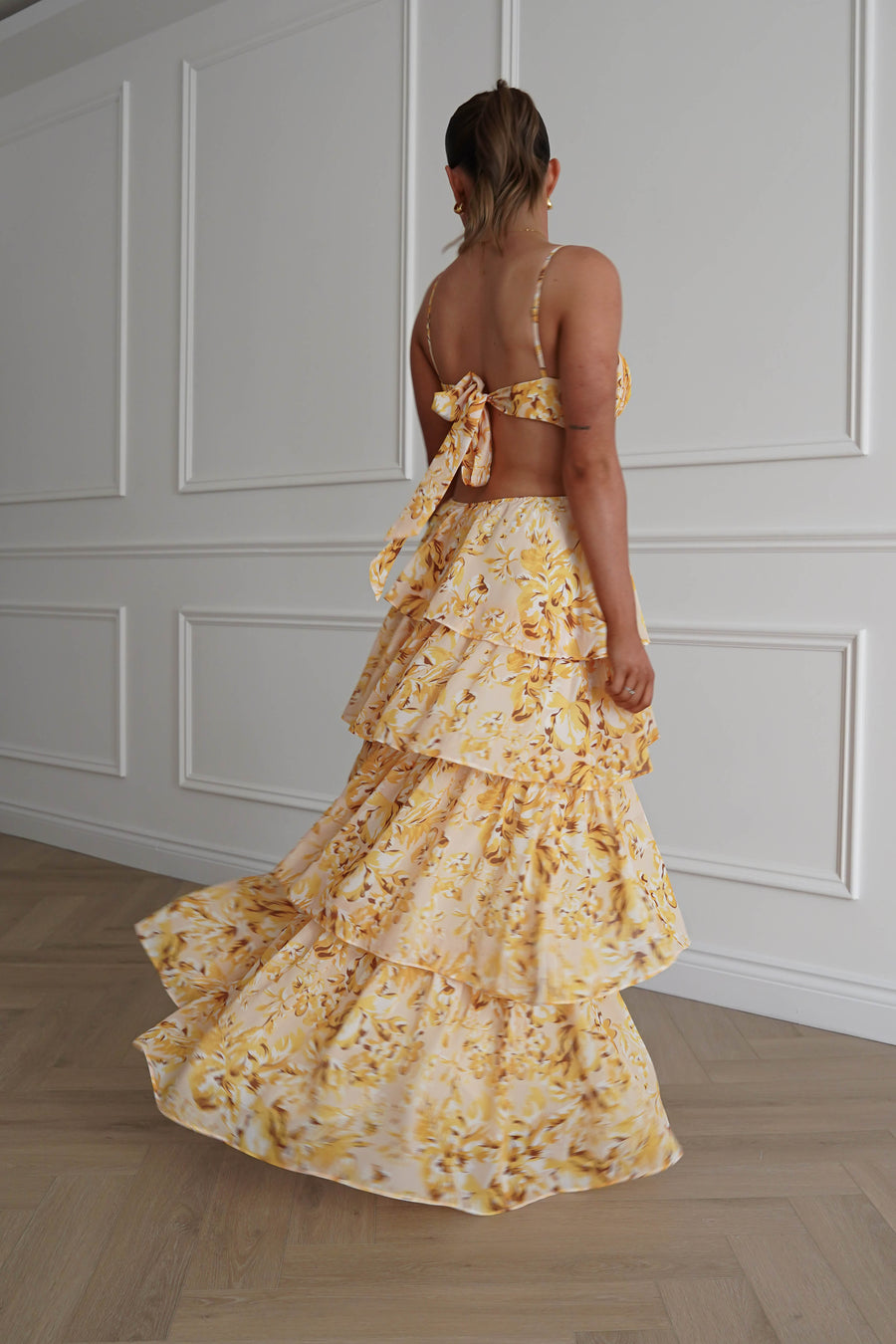 Rebecca Floral Tiered Maxi Dress