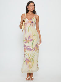 Isakaia Beaded Maxi Dress Floral / Multi