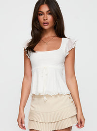 ELANOR FRILL TOP