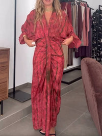 Marnie – Kimono Style Printed Dress