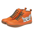 Jane – Cat-inspired leather ankle boots