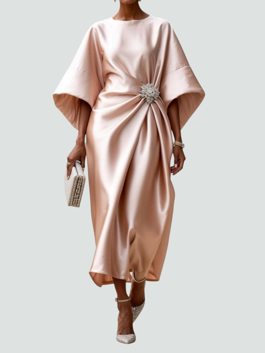 Coralyeth | Elegant Dress Beige