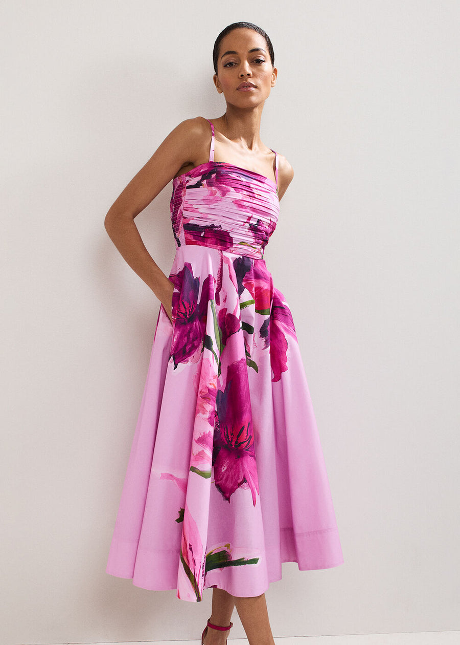 Kleid mit Cassia-Print
